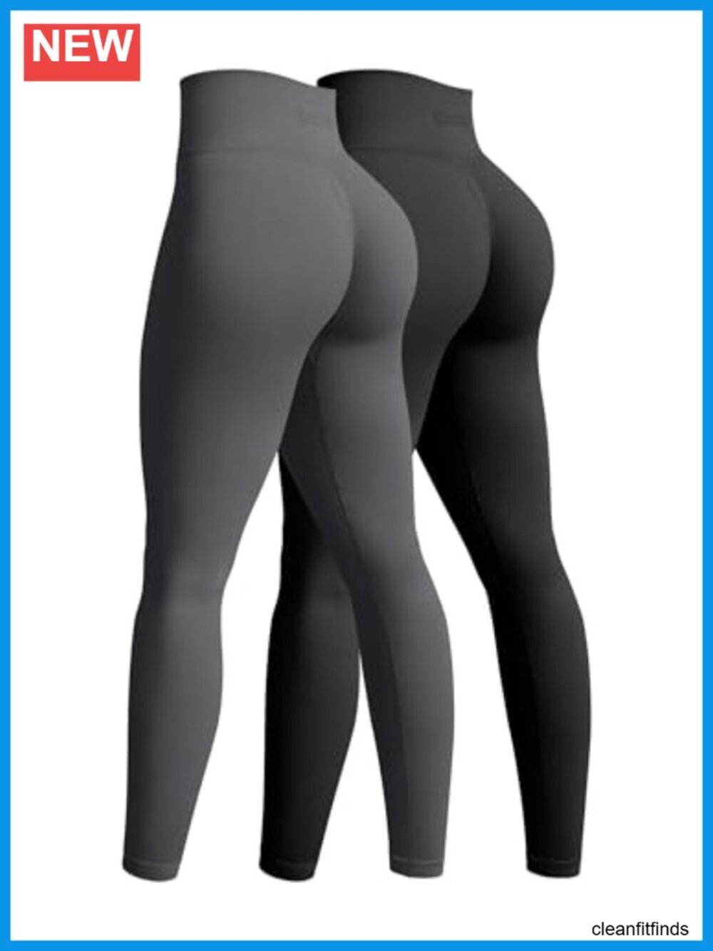 2 Piece Seamless High Waist Butt Lifting Yoga Leggings